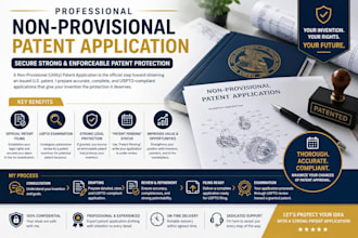 file your complete non provisional patent application, uspto patent agent