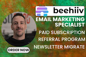 migrate and setup beehiiv newsletter monetization and referral program