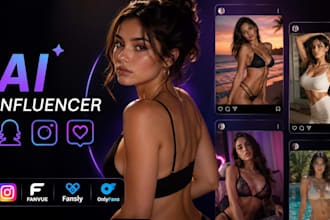 instagram ai model fanvue ai influencer, fansly, onlyfans ai influencer model