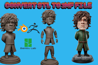 color paint split multicolor 3d model stl to 3mf bambu prusa lab for 3d printing