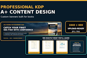 create professional amazon KDP a plus content for your book