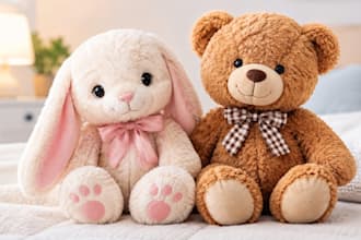 craft soft stuffed animal custom plushie doll toy design character design labubu