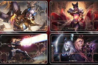 design custom anime playmat, deskmat, pokemon playmat, mtg, tcg playmat design