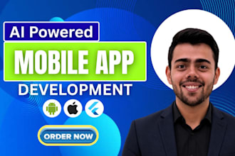 build ai mobile app mvp for ios android as ai developer