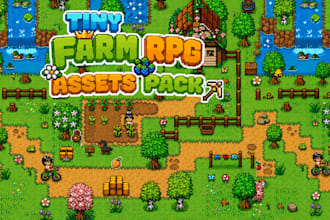 do pixel art tileset rpg environment pixel sprite animation topdown game assets