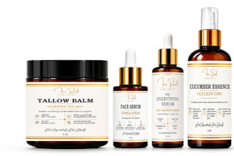 create cosmetic packaging, label design and 3d mockups
