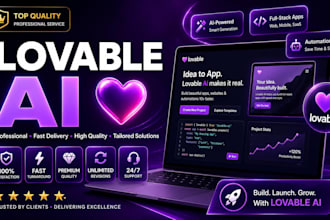 build lovable ai, web apps and ai saas using lovable ai