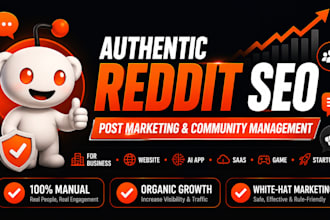 be your authentic reddit seo post marketing community management for business