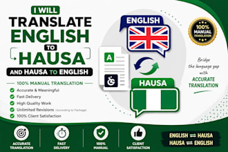 translate english to hausa and hausa to english
