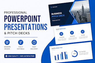 design an investor pitch deck for startups