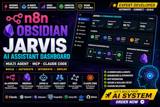 n8n obsidian jarvis ai assistant dashboard multi agent mcp claude code developer