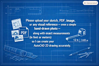 create professional autocad 2d drawings