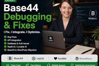 base44 debugging, integration, base44 to wordpress migration