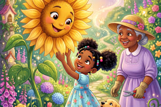 illustrate children storybook character