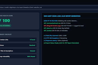 fix broken links with a technical SEO site audit report