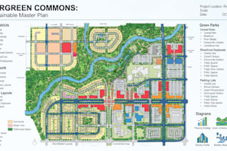 create professional urban planning zoning and subdivision master plan