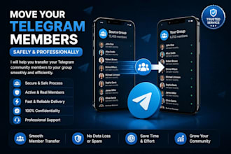 send your group members to telegram professionally