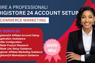 create a verified digistore24 affiliate account for you in 48hours
