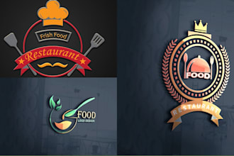 design premium 3d restaurant, food, bar, bbq, kitchen logo