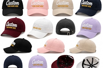 digitizing shirt chest and cap logo for embroidery