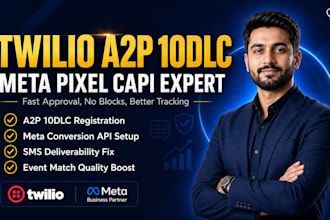do a2p 10dlc registration and meta pixel capi setup in ghl