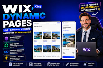 setup wix cms database collections repeaters filters wix velo wix dynamic pages
