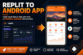 convert your replit app to android and publish it on google play