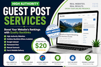 provide manual blogger outreach for guest posting