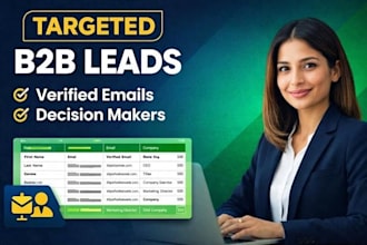build targeted b2b lead lists and find decision makers