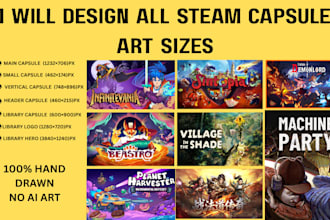steam capsule art steam store page graphics steam capsule game cover art banner