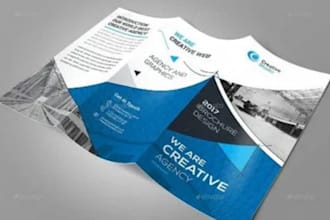 design professional brochure trifold brochure bifold brochure flyer design