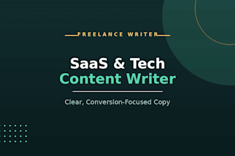 write clear saas and tech blog content that converts