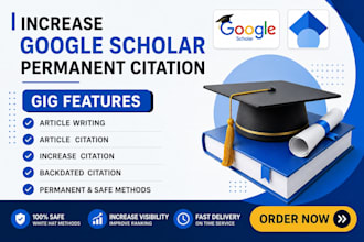 increase google scholar citation backdated citation research article