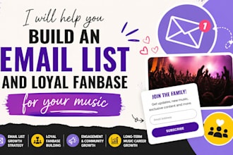 help you build an email list and loyal fanbase for your music