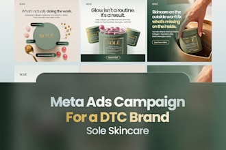 design high converting static ads for meta and social media