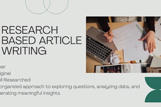 write well researched and engaging content