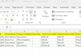 do accurate copy typing and data encoding