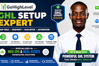 ghl a2p 10dlc, ghl snapshot, ghl saas setup, ghl med spa, ghl real estate