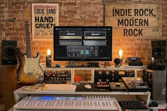 mix and master your recorded indie rock or alternative song