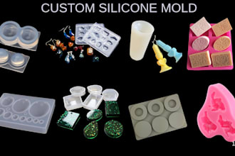 design 3d silicone mold resin mold box for soap jewelry candle print ready stl