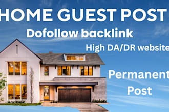 publish home guest posts with dofollow backlinks on home improvement blogs