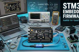 develop stm32 embedded firmware freertos  arm cortex and rtos