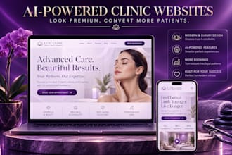 design luxury ai business websites
