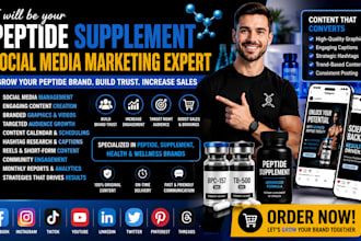 fix peptide store issue run peptide marketing ads peptide supplement