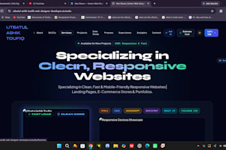 design a responsive landing page with react and bootstrap CSS