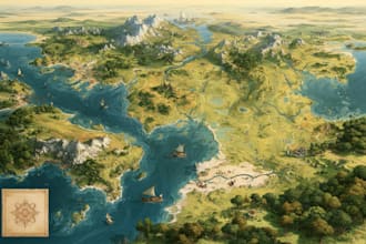 draw your fantasy map for books, games