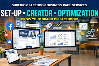do facebook business page creation, setup and optimization