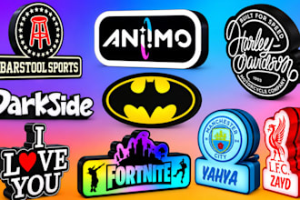 design custom 3d lightbox coaster logo in 3mf file for 3d printing in 24hrs