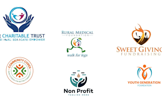 design a nonprofit, community, charity and foundation logo