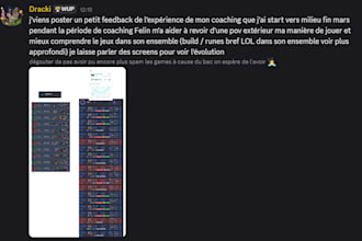 caoching individuelle sur league of legends